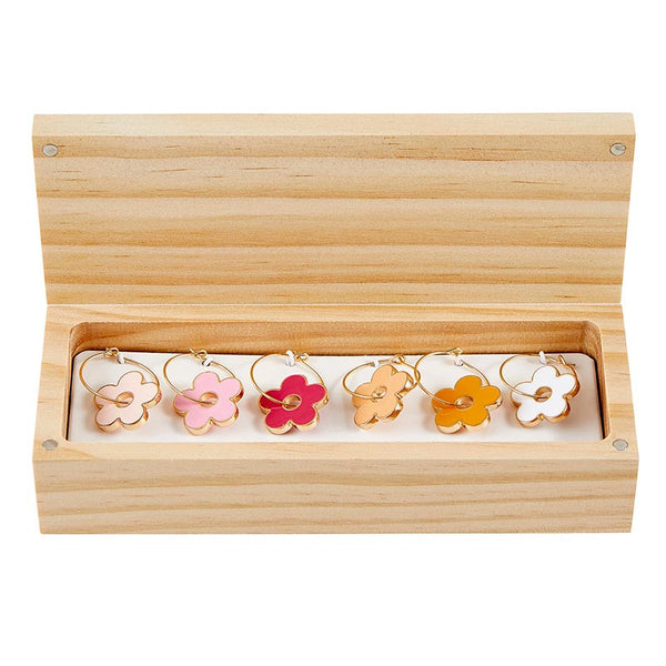 Daisy Wine Charms
