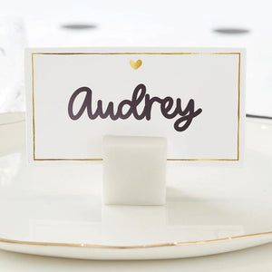 Gold Foil Place Cards