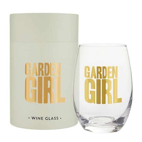 Stemless Wine Glass-Garden Collection