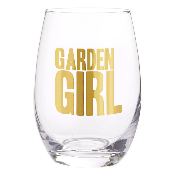 Stemless Wine Glass-Garden Collection