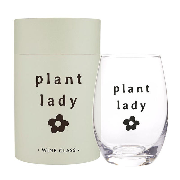 Stemless Wine Glass-Garden Collection