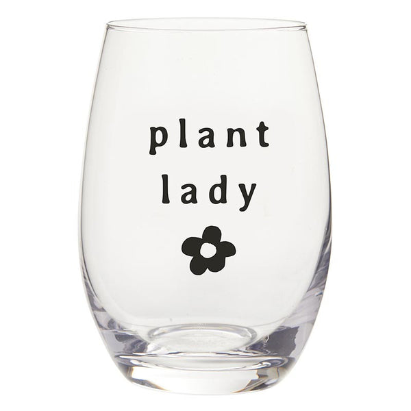 Stemless Wine Glass-Garden Collection