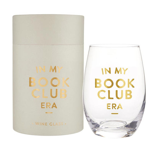 Stemless Wine Glasses-Book Club Collection