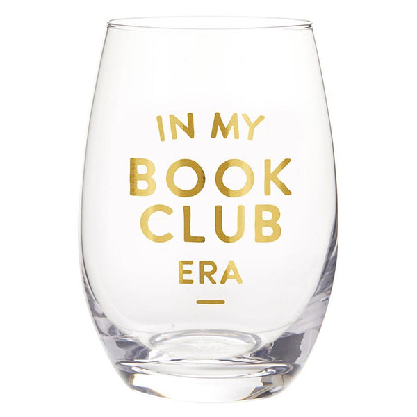 Stemless Wine Glasses-Book Club Collection