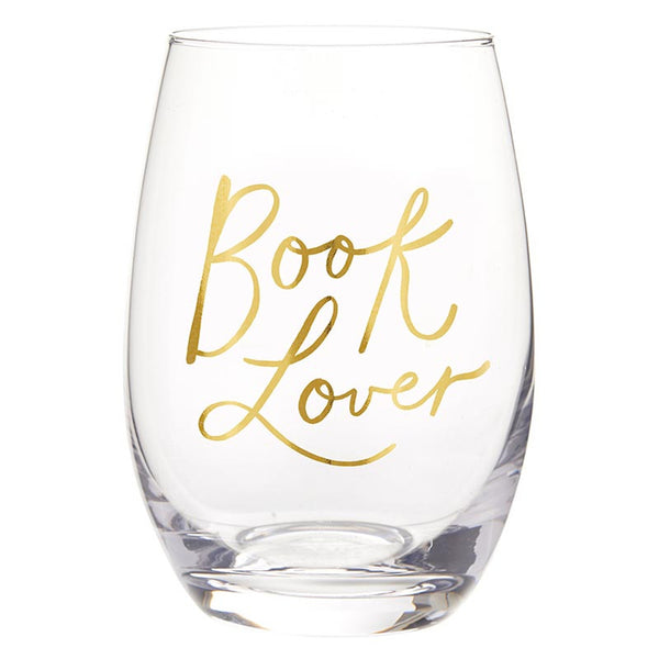 Stemless Wine Glasses-Book Club Collection