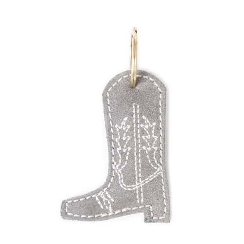 Western Whimsy Leather Key Fob