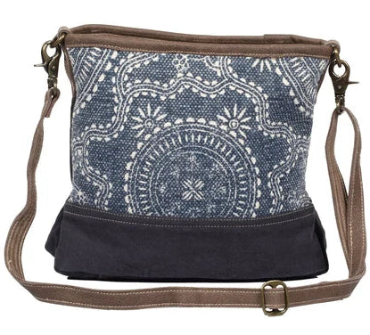 Navy Kilim Shoulder Bag