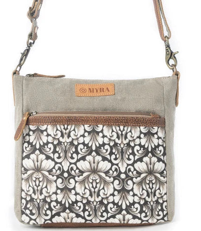 Damask Trail Vintage Crossbody Bag