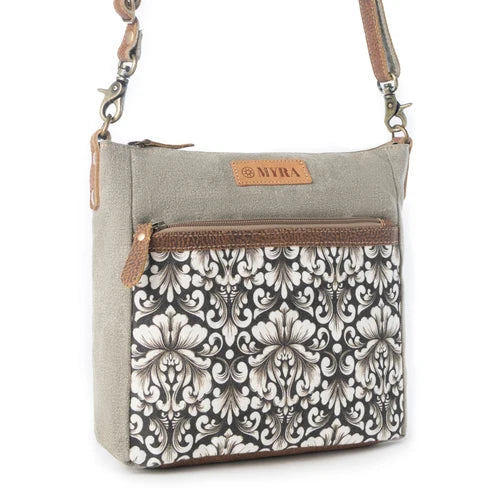 Damask Trail Vintage Crossbody Bag