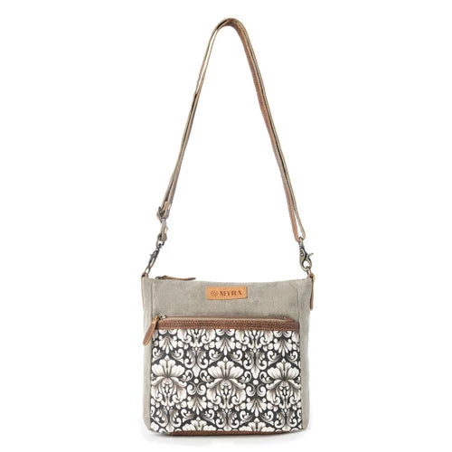 Damask Trail Vintage Crossbody Bag