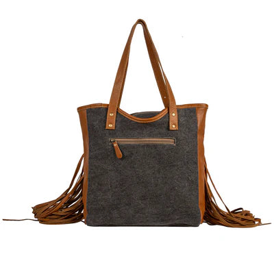 Mojave Paisley Fringed Tote Bag
