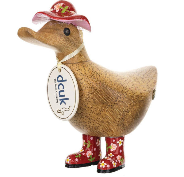 Floral Boot Hat Ducky
