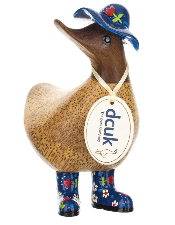 Floral Boot Hat Ducky