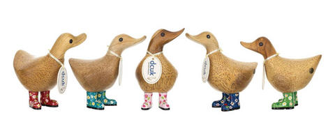 Floral Boot Ducky