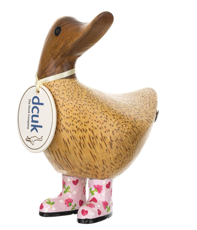 Floral Boot Ducky