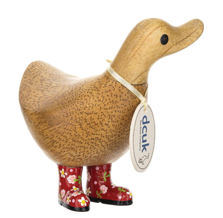 Floral Boot Ducky