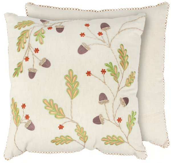 Acorns and Branches Pillow