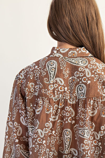 Avery Paisley Blouse