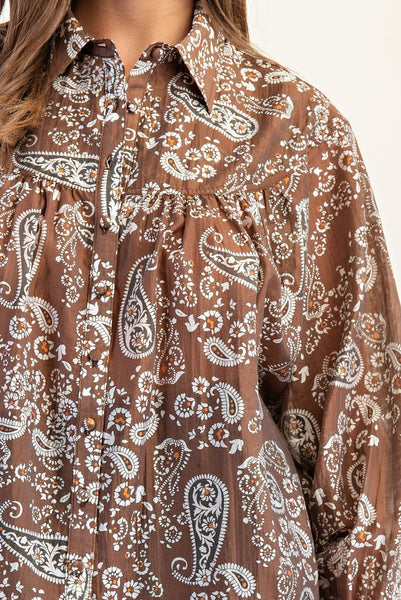 Avery Paisley Blouse