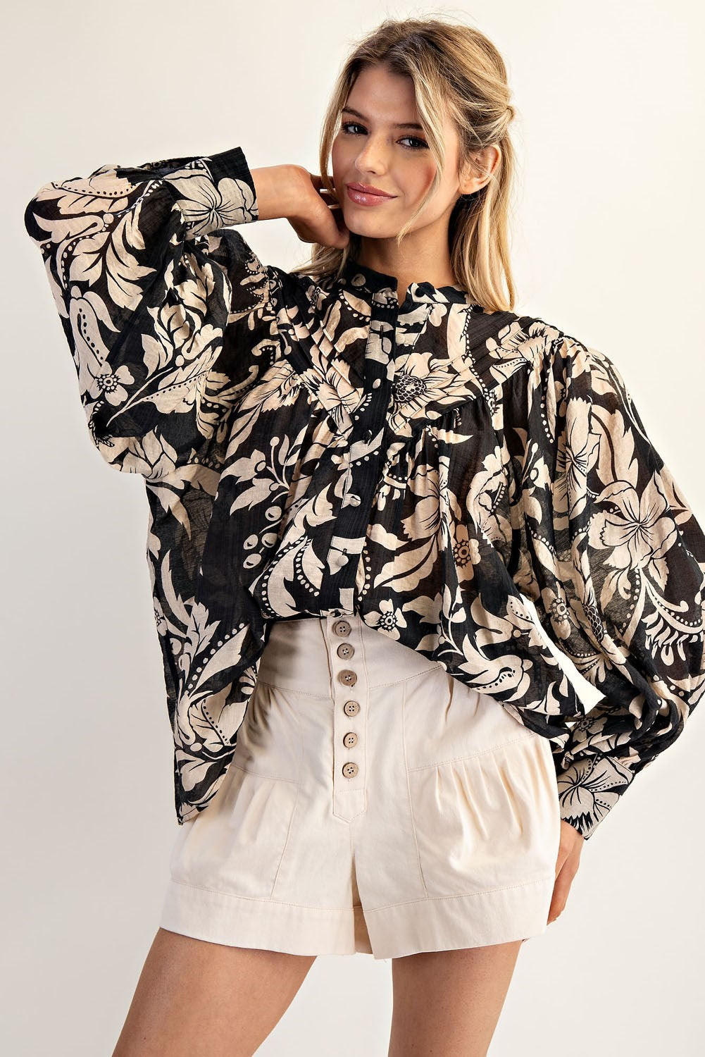 Fancy Floral Blouse