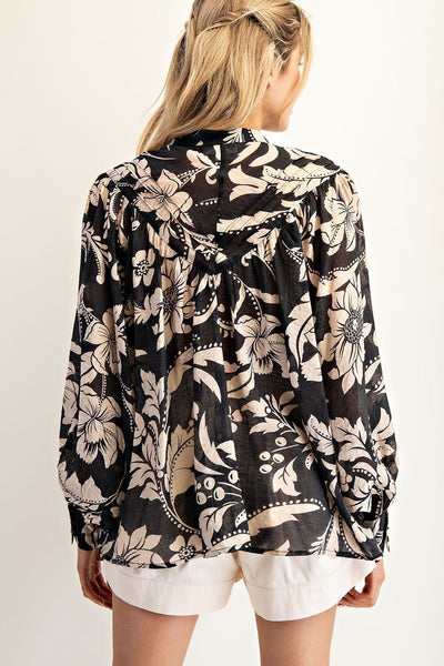 Fancy Floral Blouse