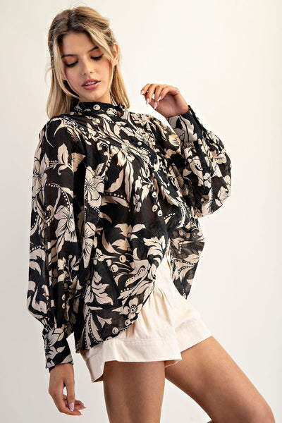 Fancy Floral Blouse