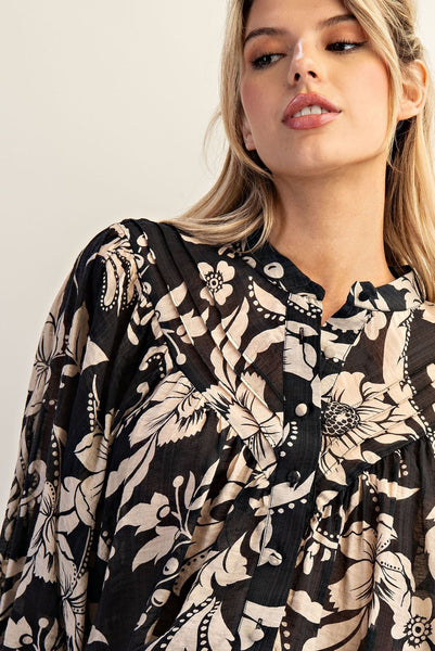 Fancy Floral Blouse