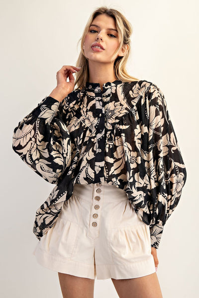 Fancy Floral Blouse