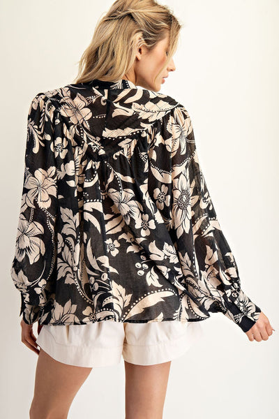 Fancy Floral Blouse