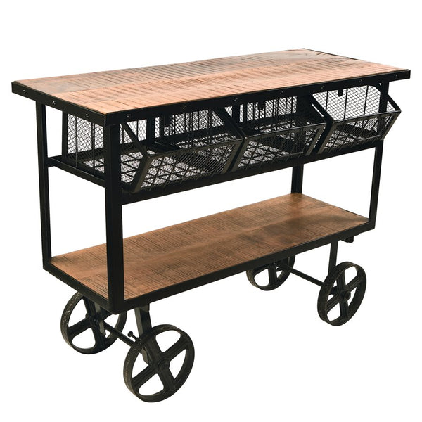 Mango Wood Cart