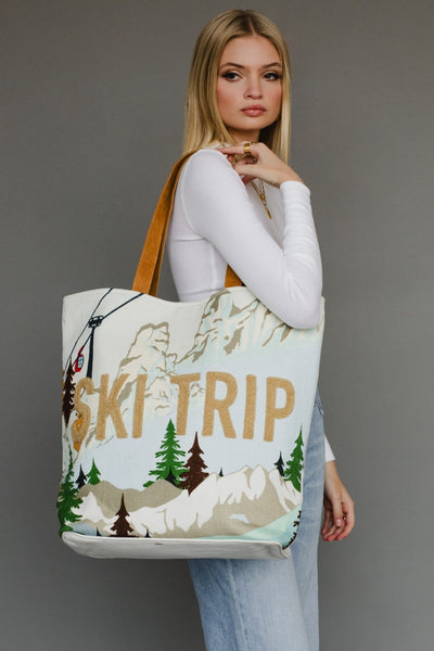 Ski Trip Tote Bag
