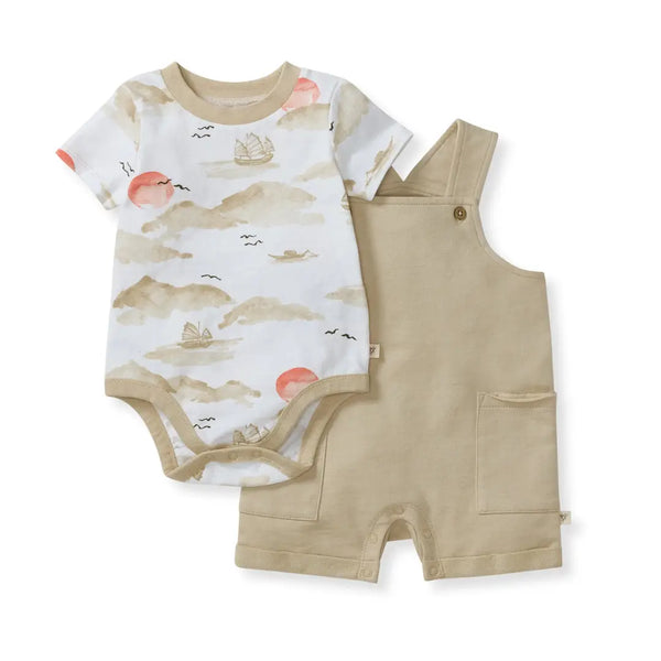 Fishing Boat Romper Set