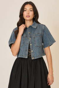 Delilah Denim Top
