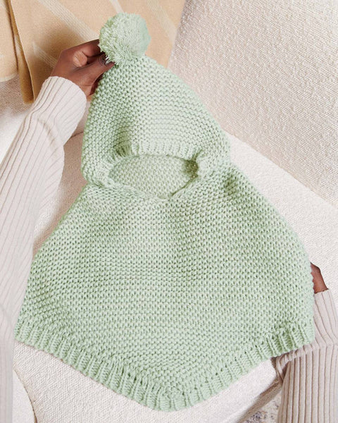 Knitted Baby Poncho