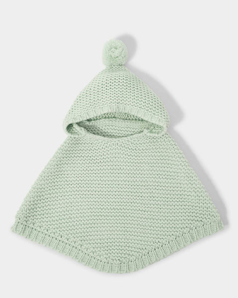 Knitted Baby Poncho