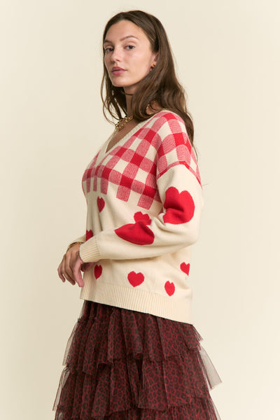 Queen of Hearts Sweater