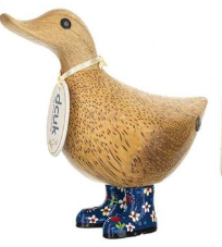 Floral Boot Ducky