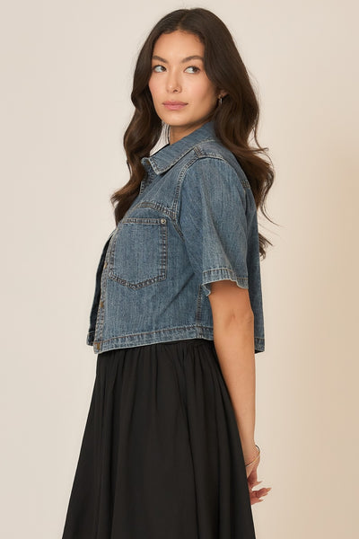 Delilah Denim Top