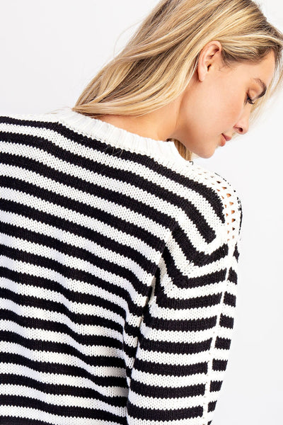 It's all Black & White Sweater