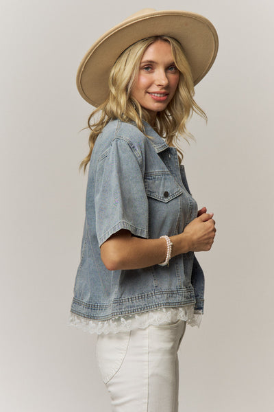 Lainey Denim Top