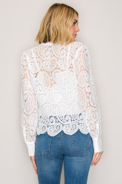 Paisley Lace Shirt
