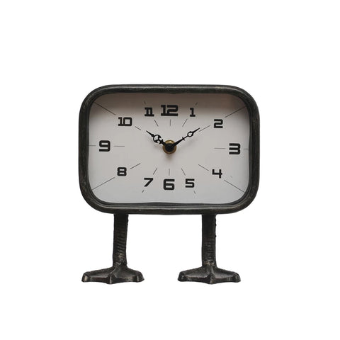 Clock w/ Duck Feet