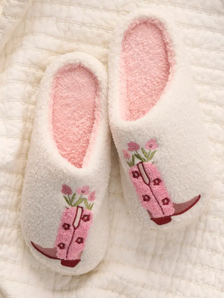 Cowgirl Boot Slippers