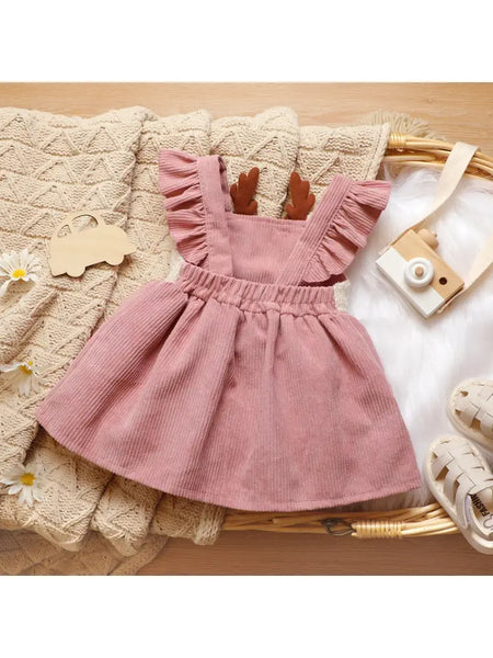 Baby Antler Overall Skirt