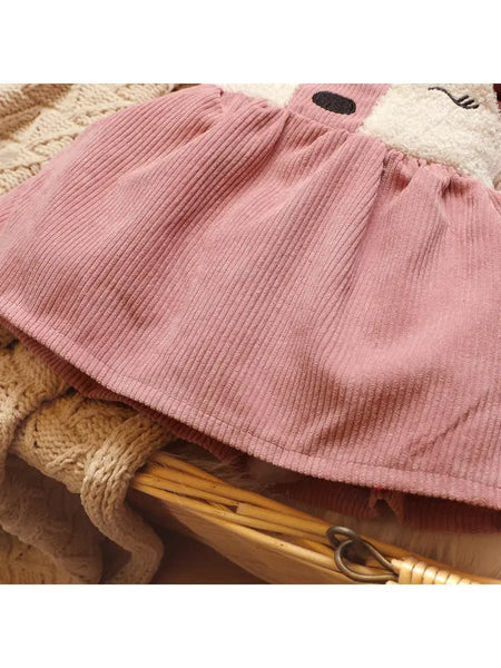 Baby Antler Overall Skirt