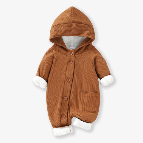 Double Lined Hooded Jumpsuit