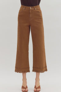 Eyelet Hem Pant