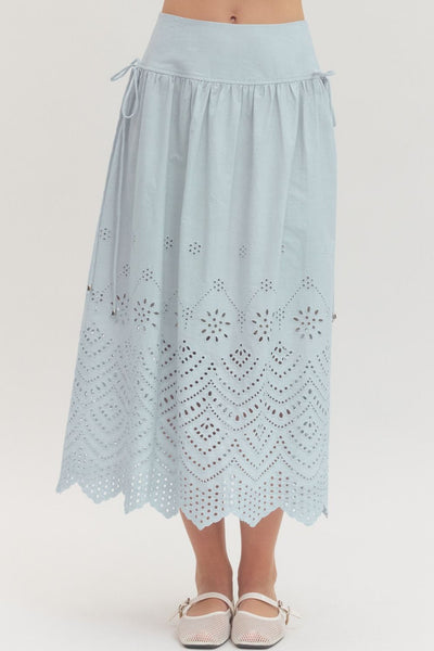 Evelyn Eyelet Skirt