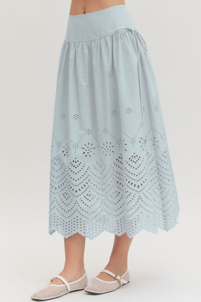 Evelyn Eyelet Skirt