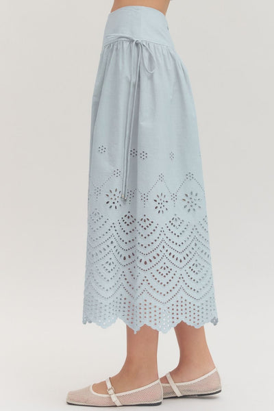 Evelyn Eyelet Skirt